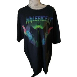 DISNEY XL BLACK TEE WITH MALEFICENT DESIGN
